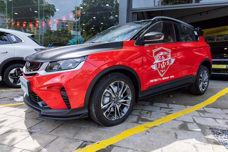 Khai trương showroom ô tô geely võ văn kiệt